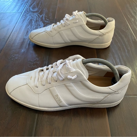 Hugo Boss Mens white sneakers size 43/ 10 - Picture 8 of 9